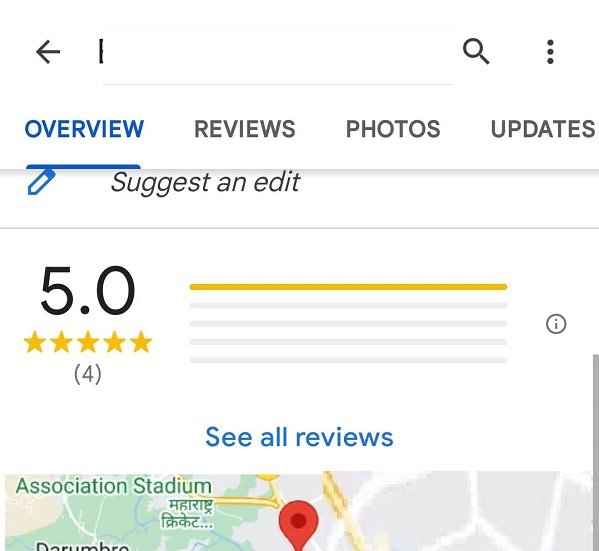 Google Maps review