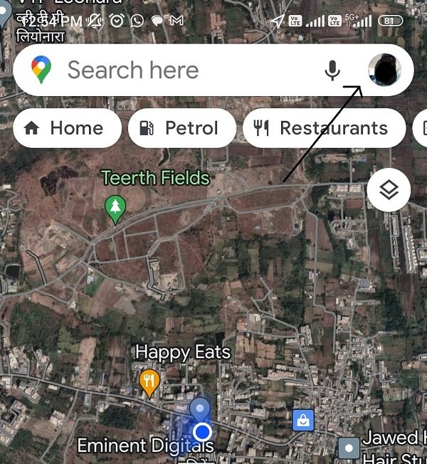 google map profile