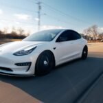 electric car runs out of charge on the road